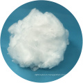 Soft and light white polyester staple fiber for yarn